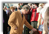 Prince Charles on walk about
